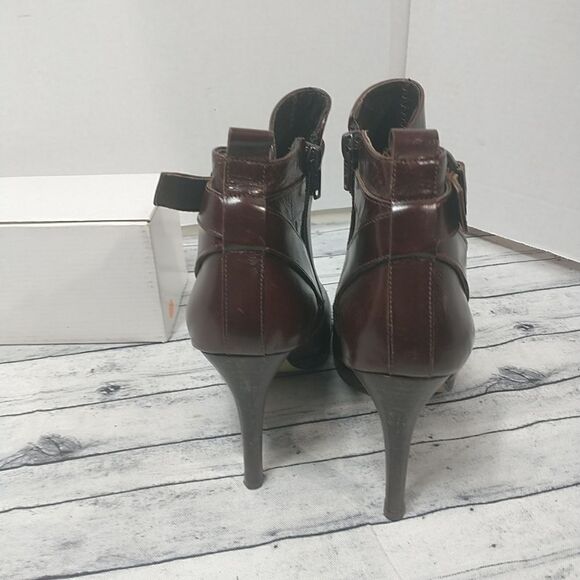 Boots Booties Jonak Brown Size 38 US 7-7.5 - Picture 4 of 10